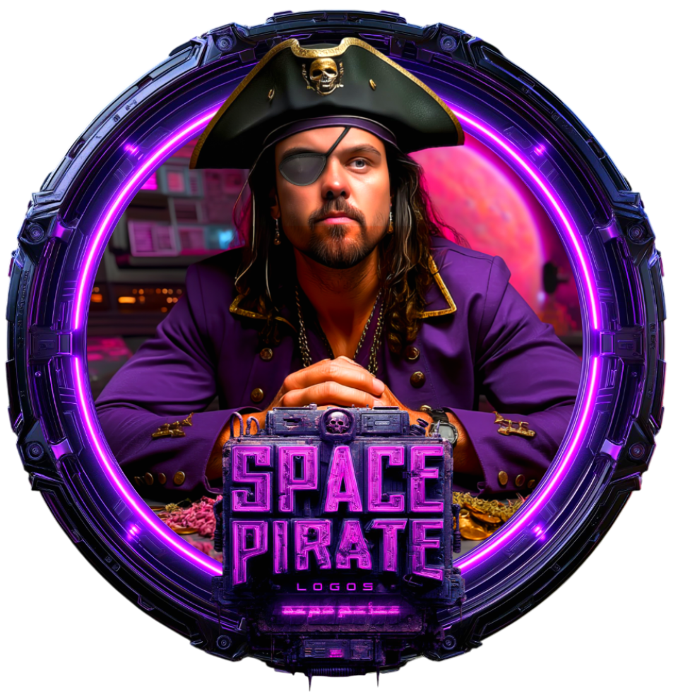 Space Pirate Logos Official Logo